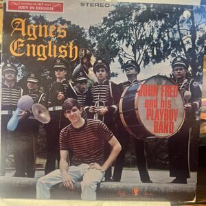 JOHN FRED & HIS PLAYBOY BAND~AGNES ENGLISH LP '67 ULTRASONIC CLEAN VG+ STICKER